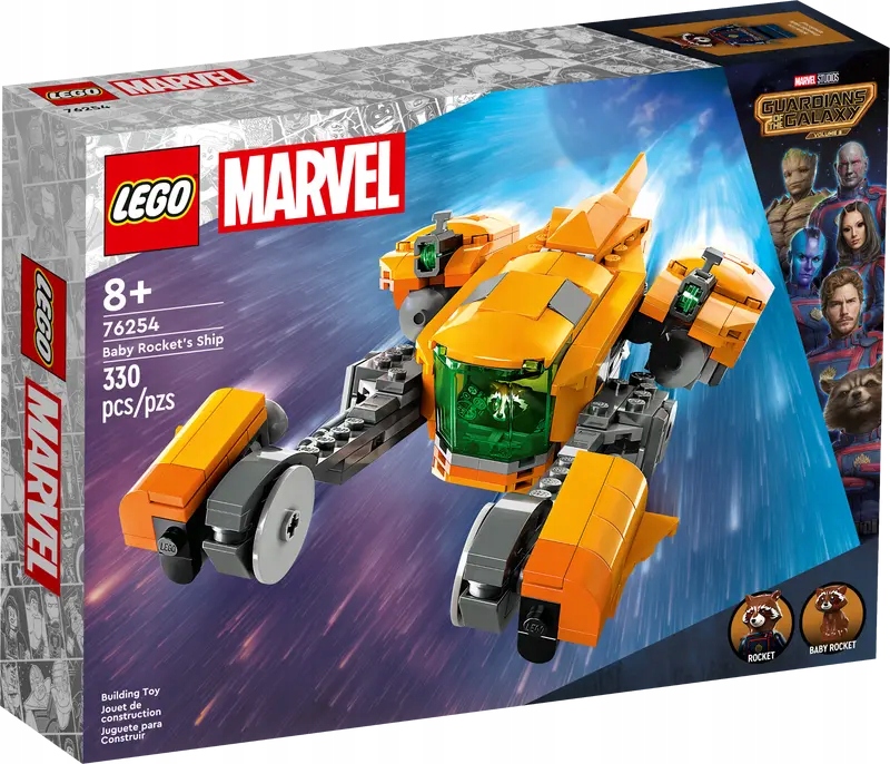 Lego Marvel Loď Malého Rocketa 76254