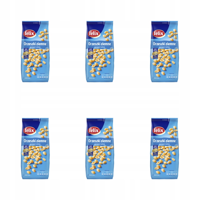 felix Pražené arašídy 800 g X6