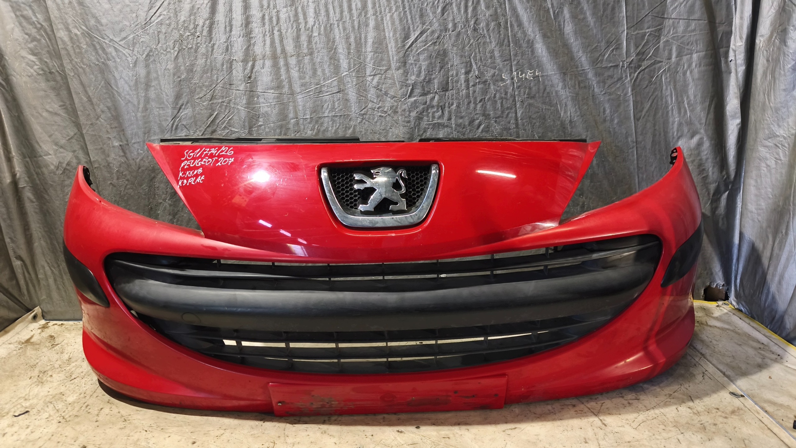 front bumper PEUGEOT 207 2006r K: KKNB