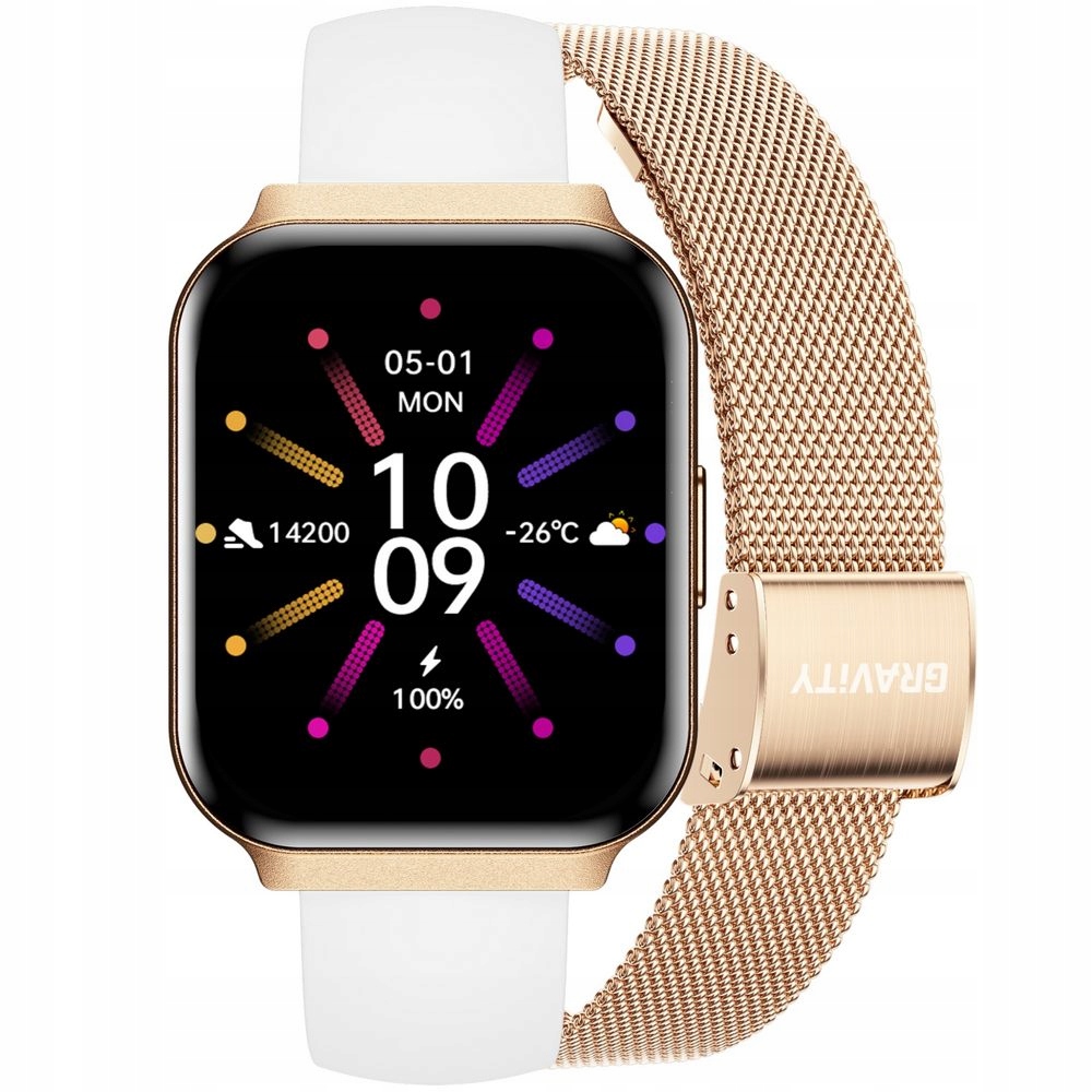 Komunia Dziewczynki Smartwatch Zdjęcia Sms Fb Rozmowy Biały Pasek