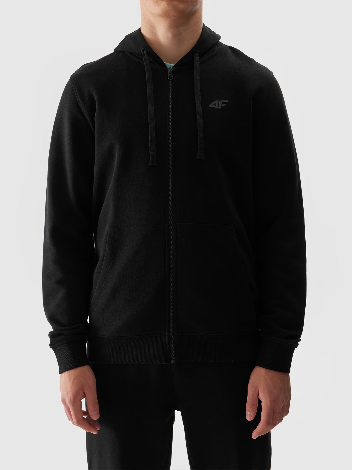 BLUZA MĘSKA 4F DRESOWA SPORTOWA ROZPINANA Z KAPTUREM SS24 TSWSM0951 Rozmiar L