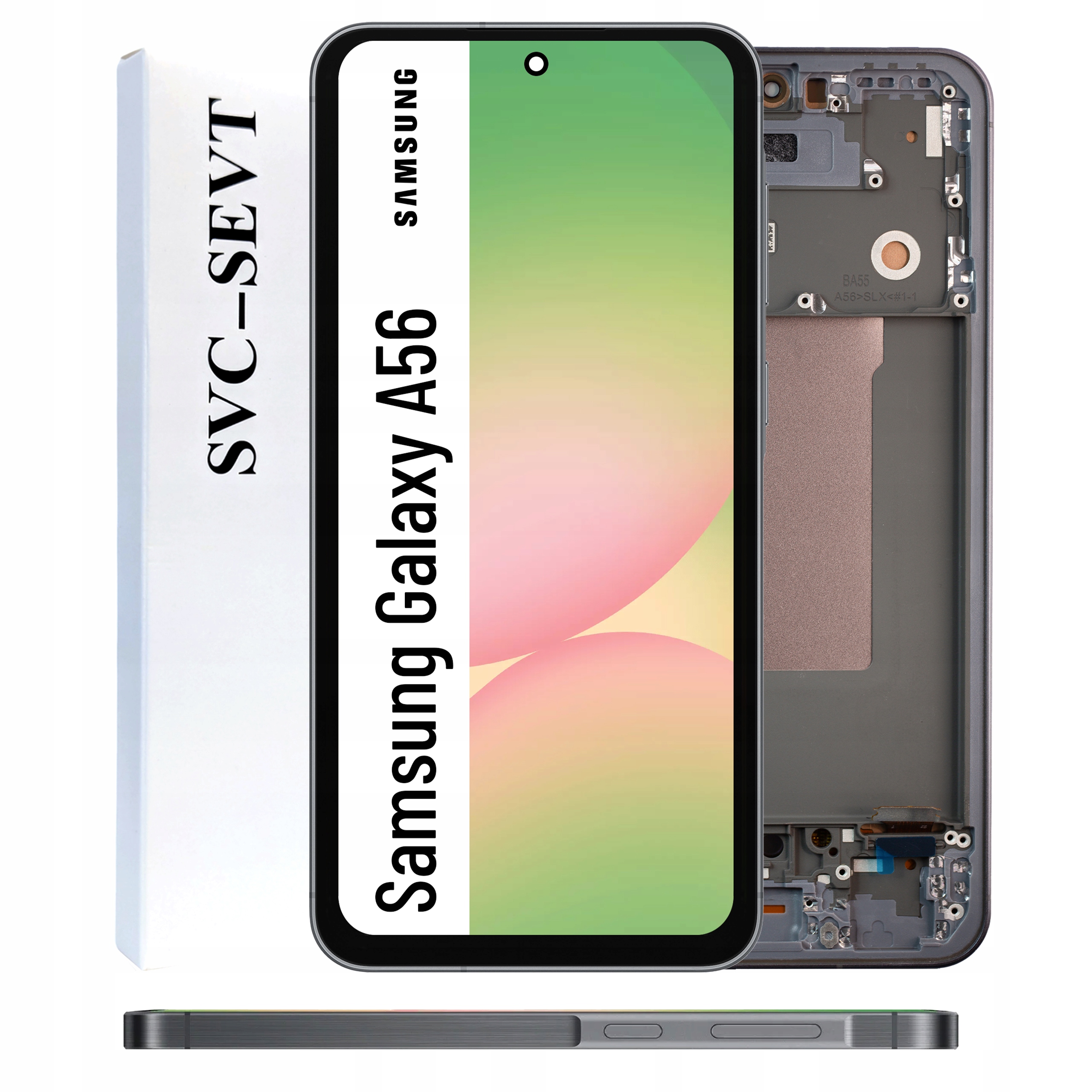 Displej pre Samsung A56 LCD displej Rámček čierny Originál Zila SM-A566B