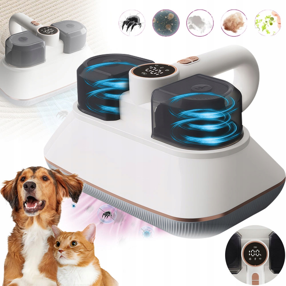 Levně Vysavač Uv Anti-alergický Bílý Na Matrace S Hepa Filtrací