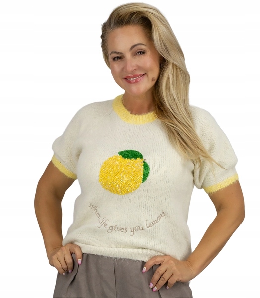 Košilka s roztomilým svetříkem a'la alpaka s potiskem Agrafka unisize