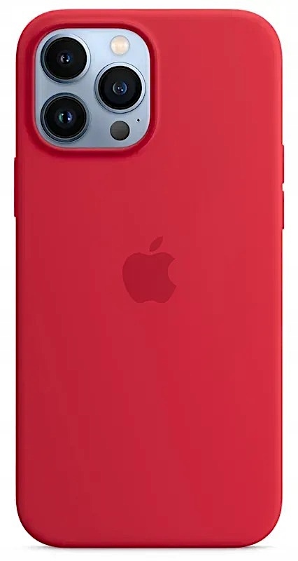 Silikonové pouzdro na iPhone 13 Pro Červené Kryt Zadní Kryt Silicone Case Červené