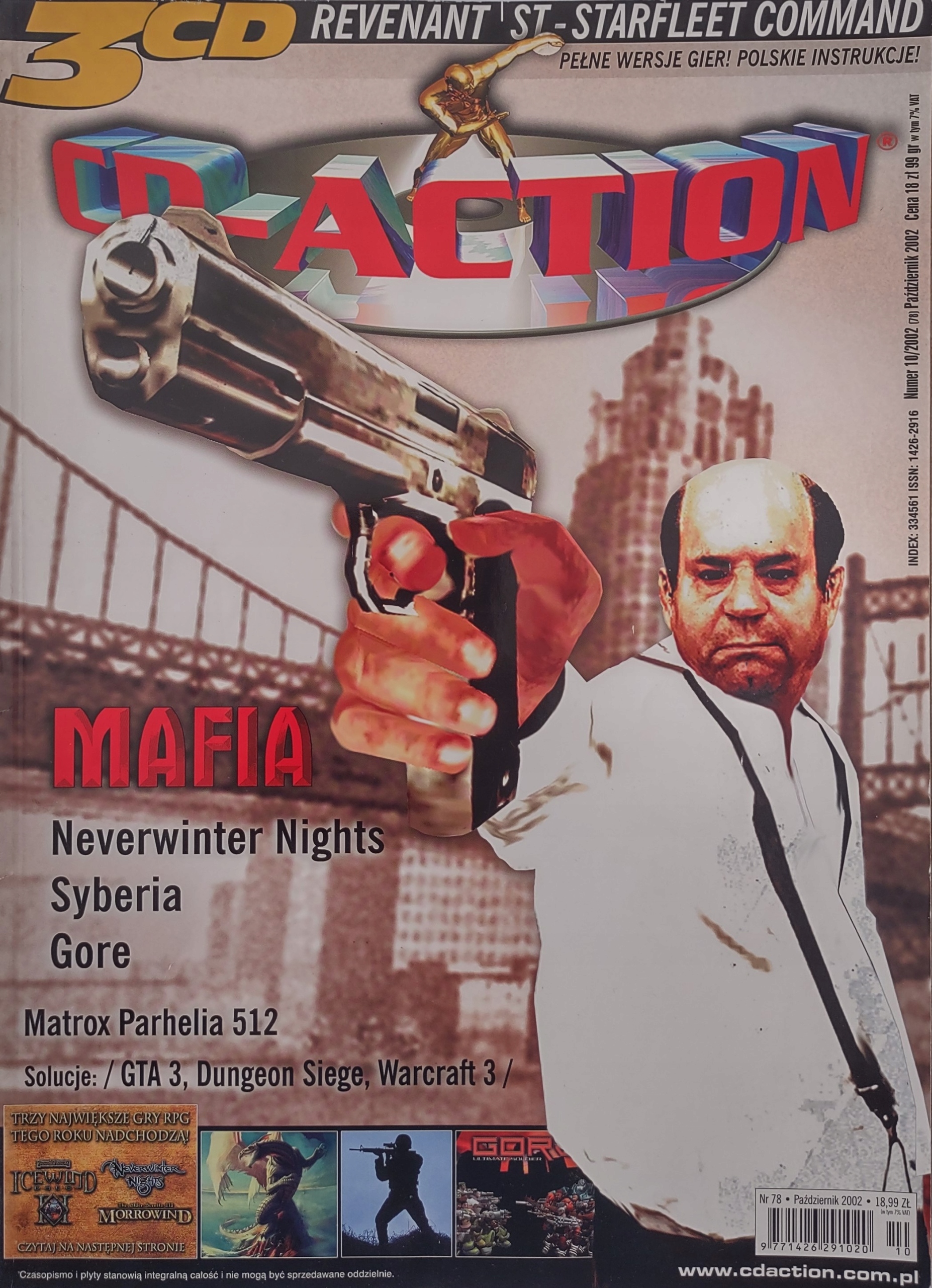 CD-Action 10/2002 brak płyt