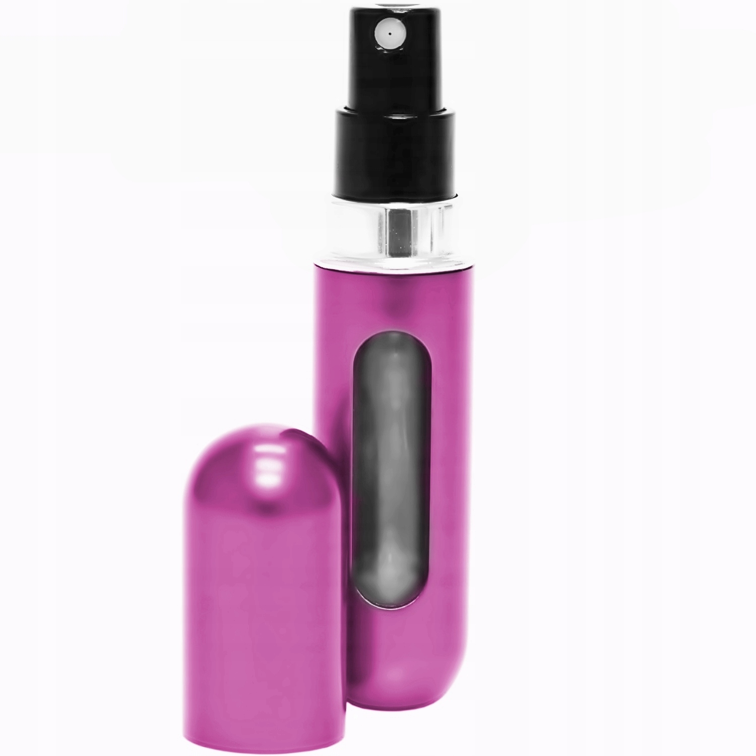 BUTELECZKA NA PERFUMY FIOLKA ATOMIZER ZAWOREK RÓŻ PODRÓŻNY PRZENOŚNY