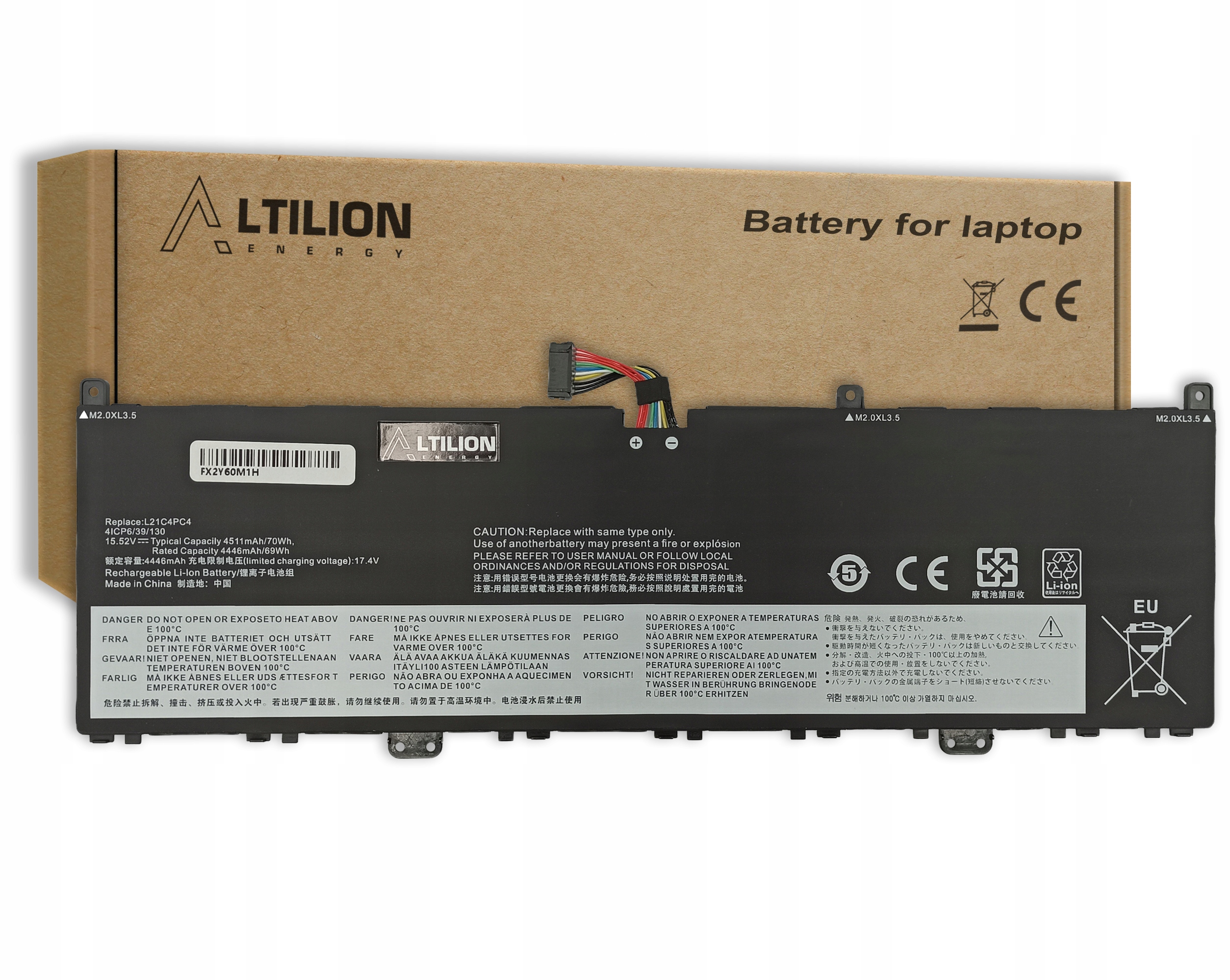 Batéria Altilion Energy L21C4PC4 kompatibilná s Lenovo