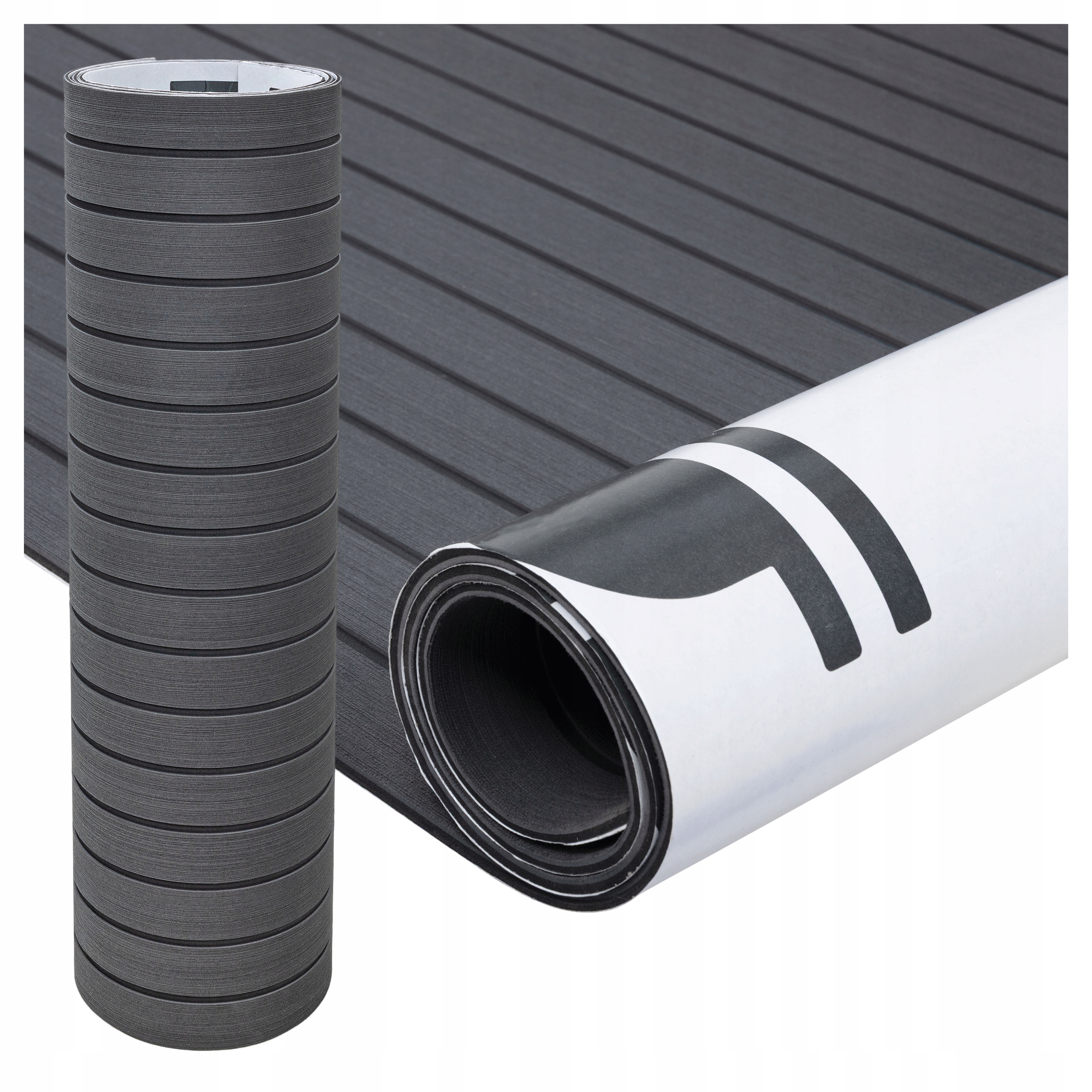 Pianka Eva z klejem 6mm 240x90cm Szara mata odporna na słoną wodę i Uv