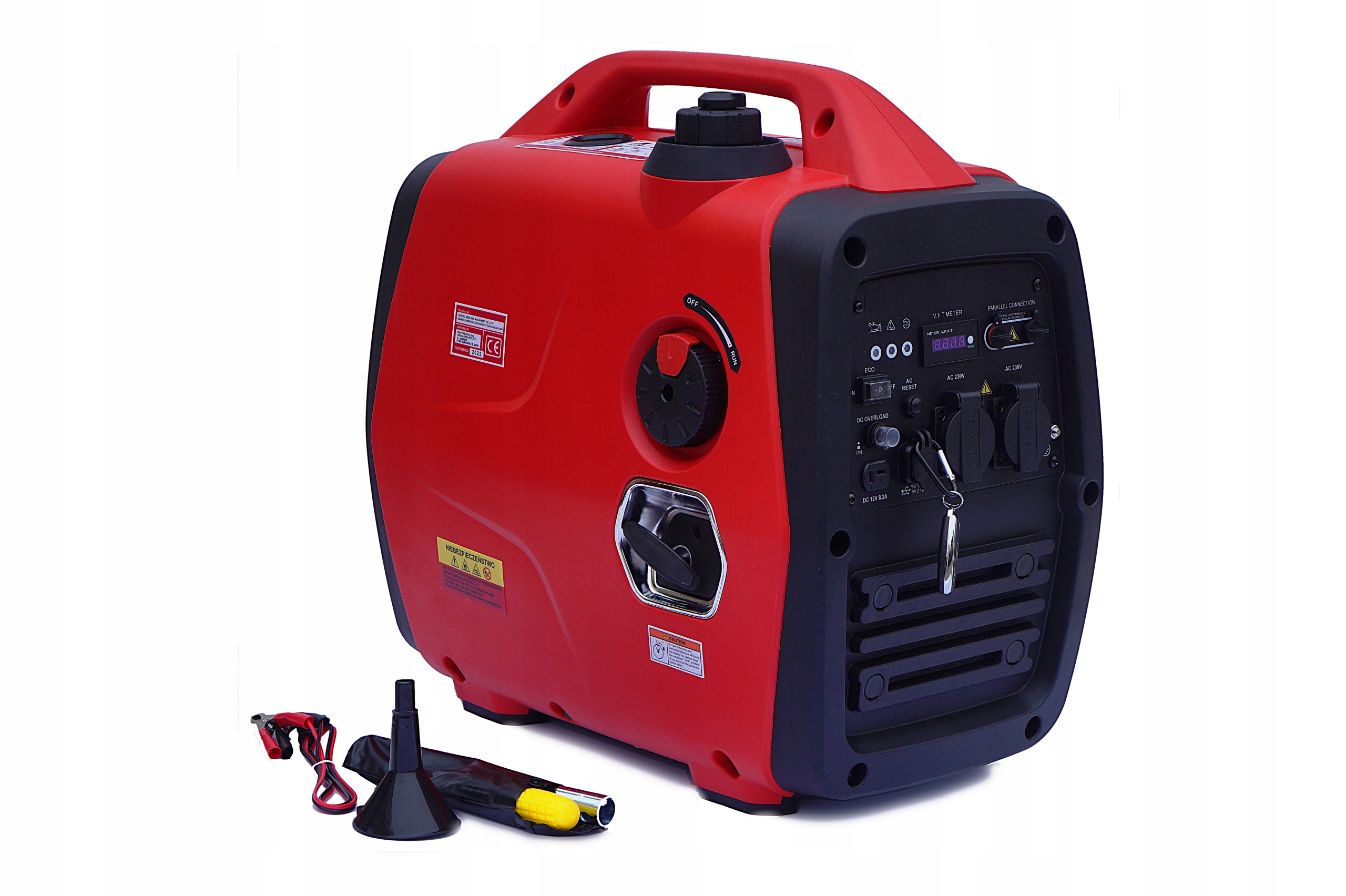 Jednofázový přenosný generátor KrafTWele 4800 W benzín