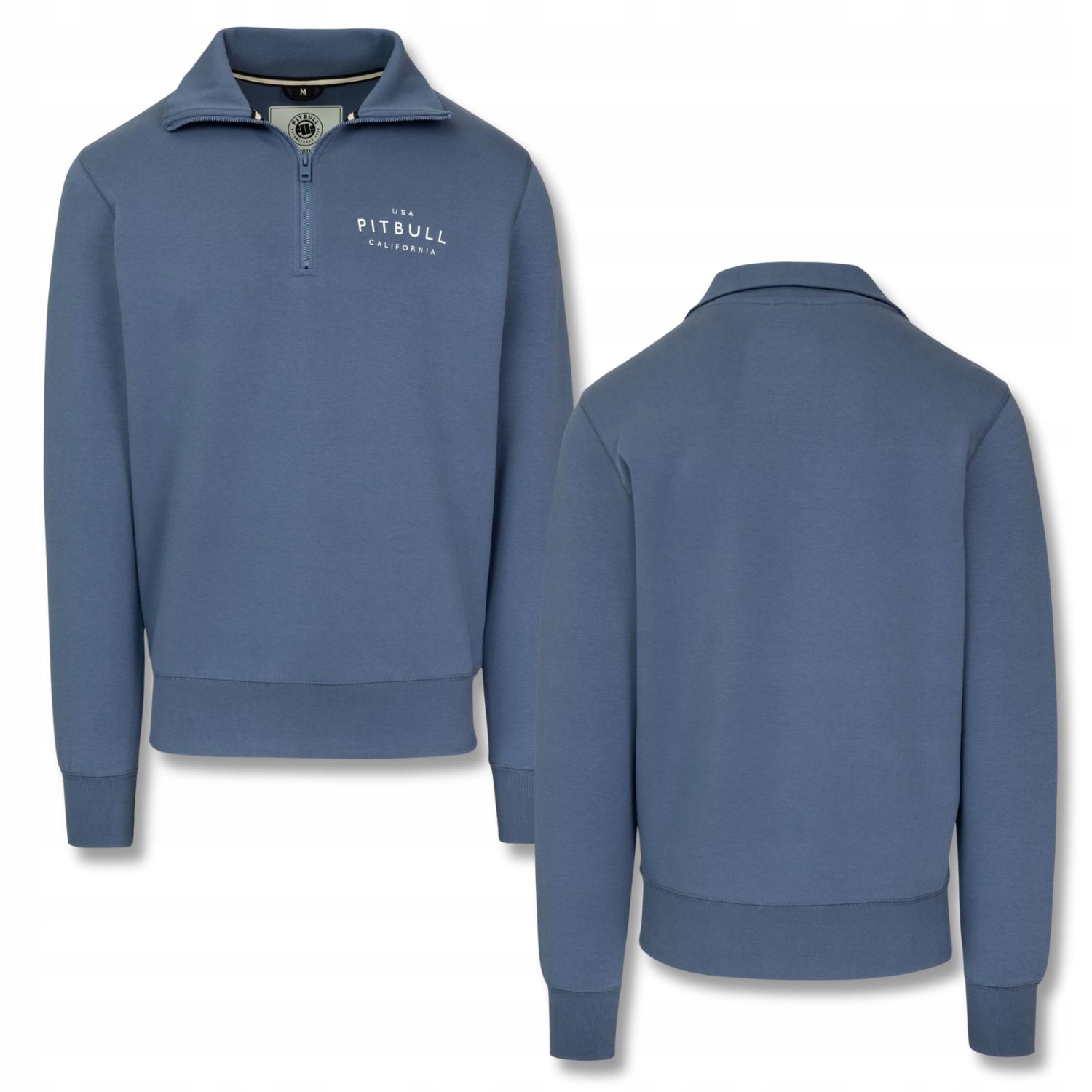 Pánská Mikina s zipem Pitbull Sampson Half Zip je pohodlná a lehce elastická
