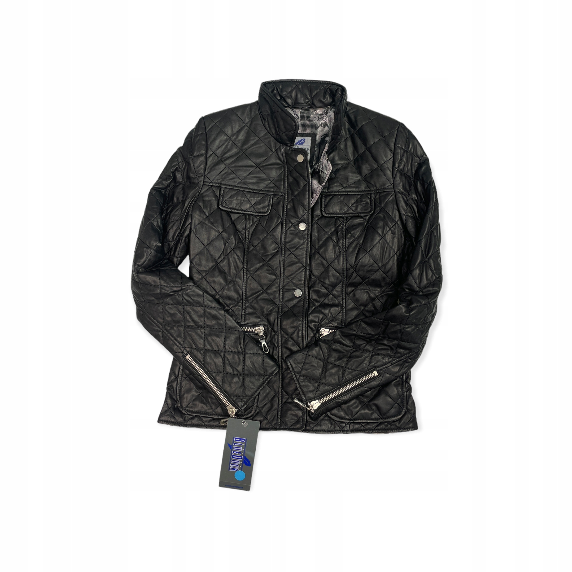 Kožená černá dámská bunda Blue Duck Xs