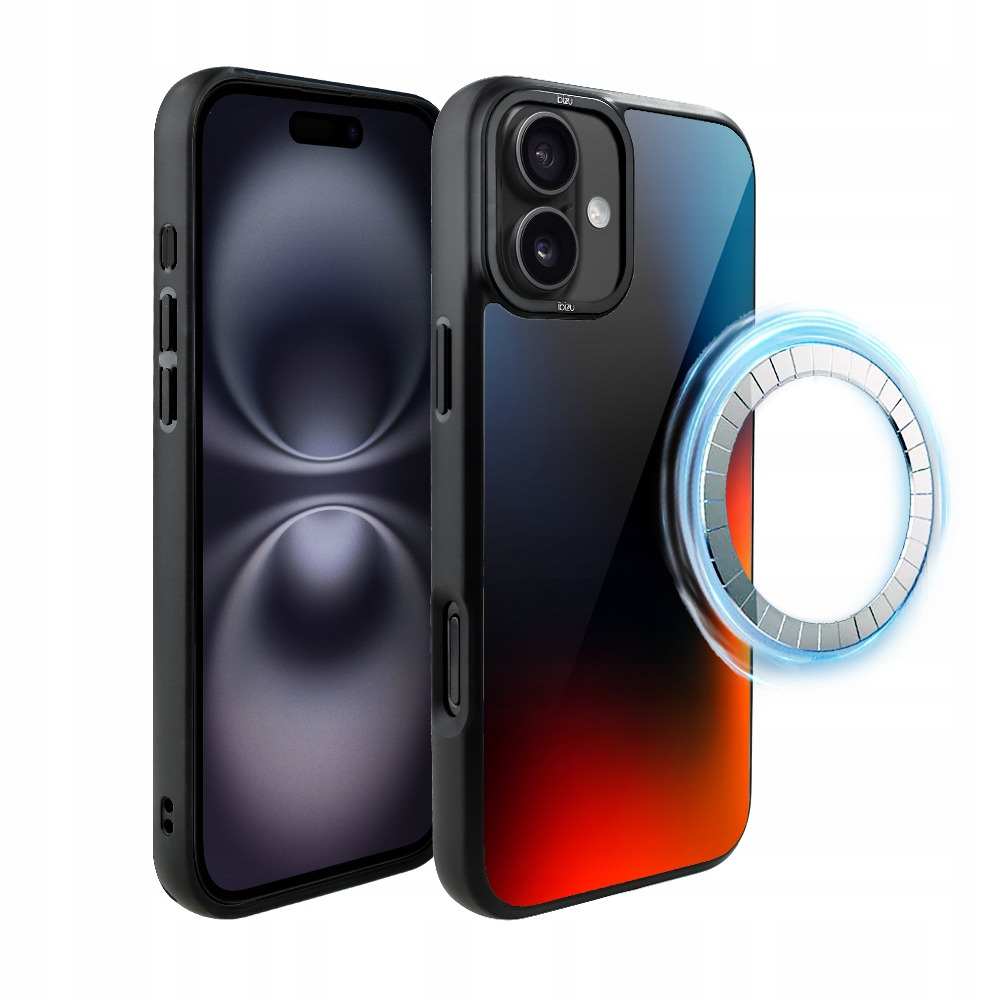 Pouzdro Ibizu DropGuard Matt pro iPhone 16 s MagSafe, tmavě modré