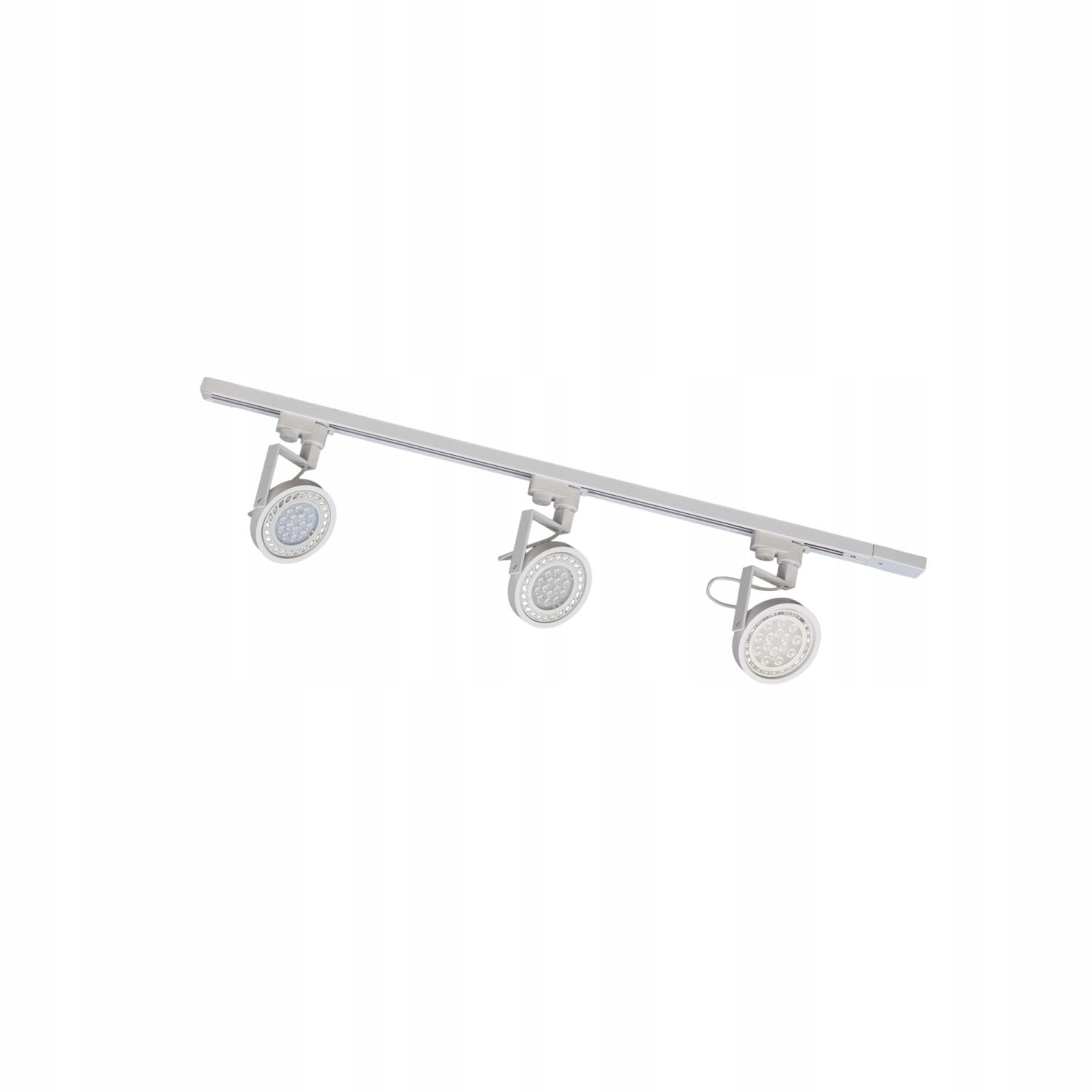 Súprava biela jednoduchá 1 m koľajnicový kábel s reflektormi 1-fázový 3561 Zuma Line