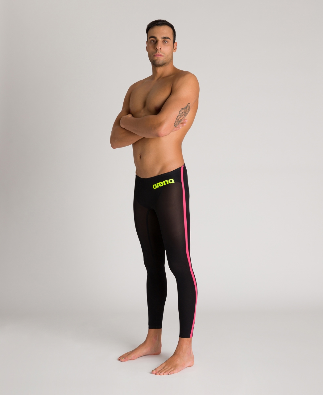 Startovací stojan Arena M Pwskin R-evo+ Ow Pants Black-fluo Yellow 75