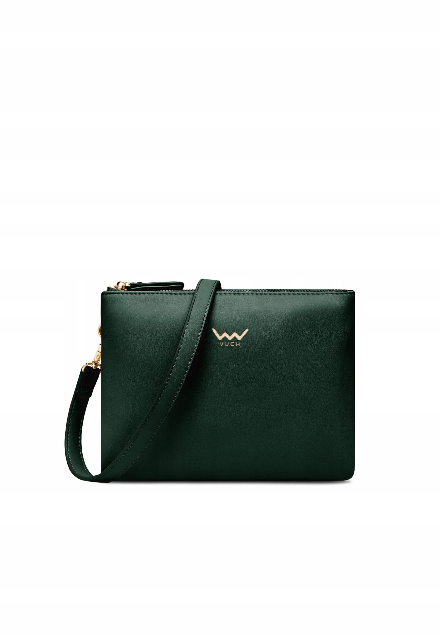 Dámská crossbody kabelka Vuch Anna tmavě zelená zip 23 cm