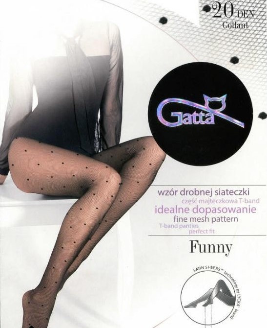 

Rajstopy Gatta Funny 05 20 den 3-M Czarny