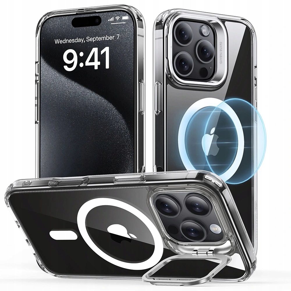 Esr Classic Hybrid HaloLock etui do iPhone 16 Pro Max przezroczyste