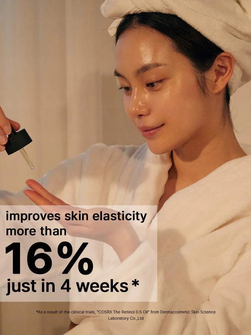 COSRX The Retinol 0.5 Oil, 20 ml Opakowanie butelka z pipetą