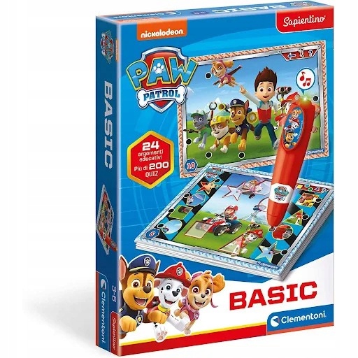 MÓWIĄCE INTERAKTYWNE PIÓRO QUIZ PSI PAW PATROL GRA 16334 CLEMENTONI