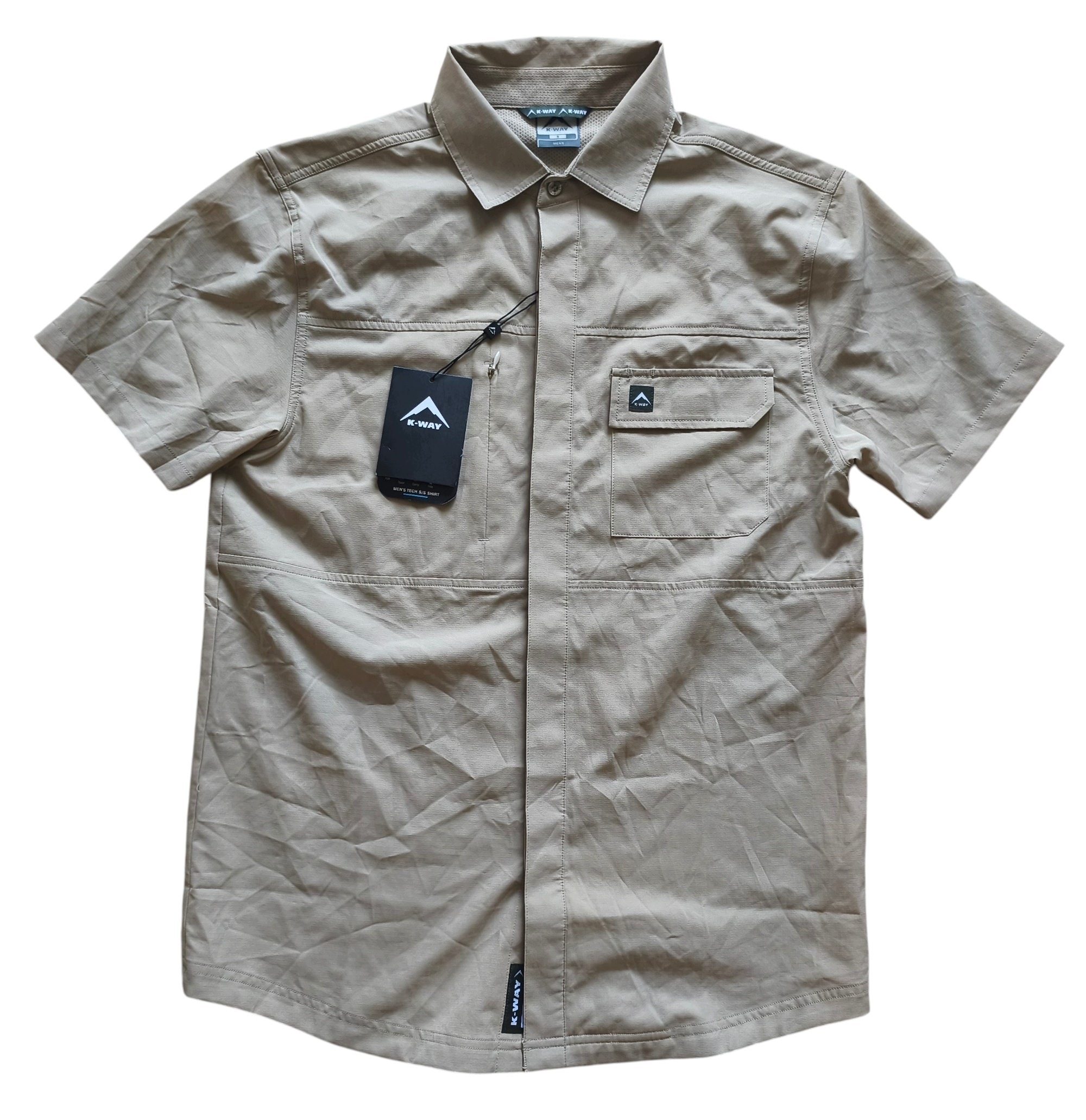 K-Way Explorer Tech Shirt Koszula Męska Trekkingowa r. S