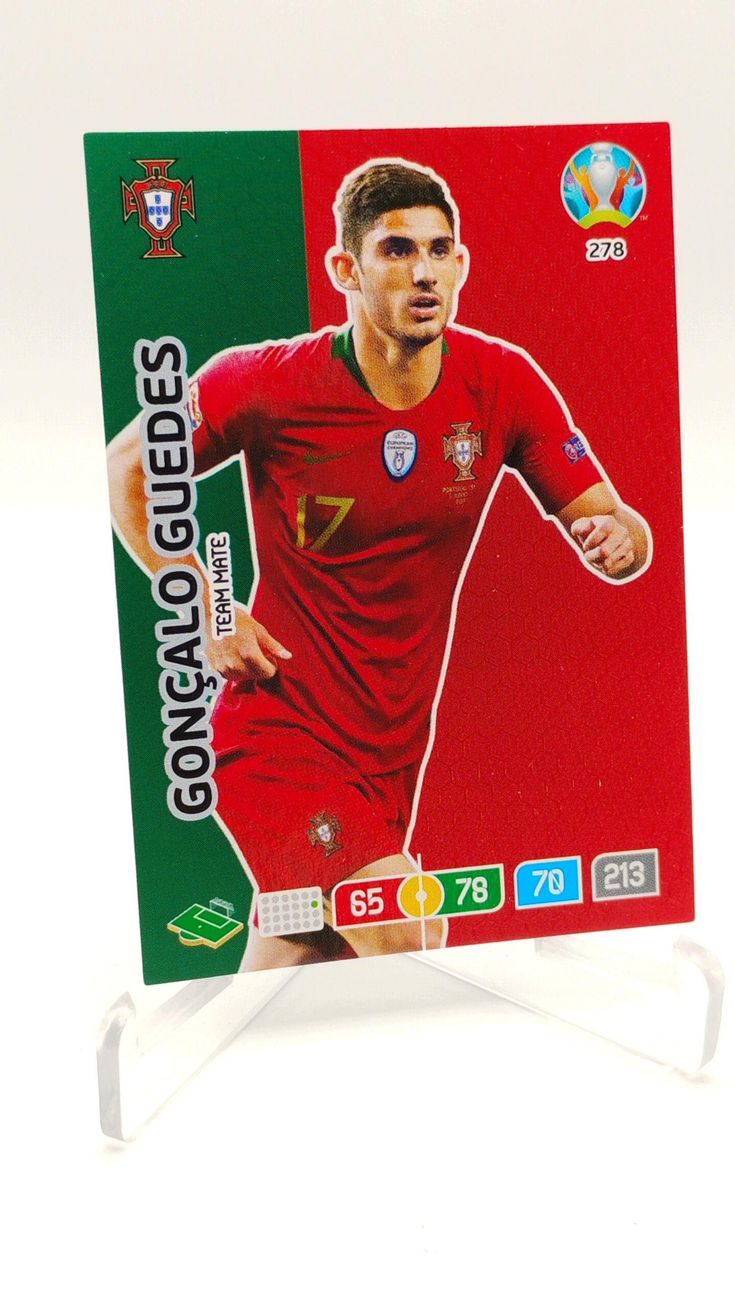 Panini Euro 2020 Team Mate 278 Goncalo Guedes Portugalia