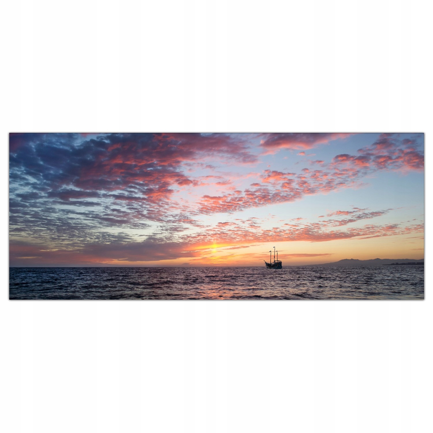 

Obraz na szkle Foto Statek Piracki Ocean 125x50