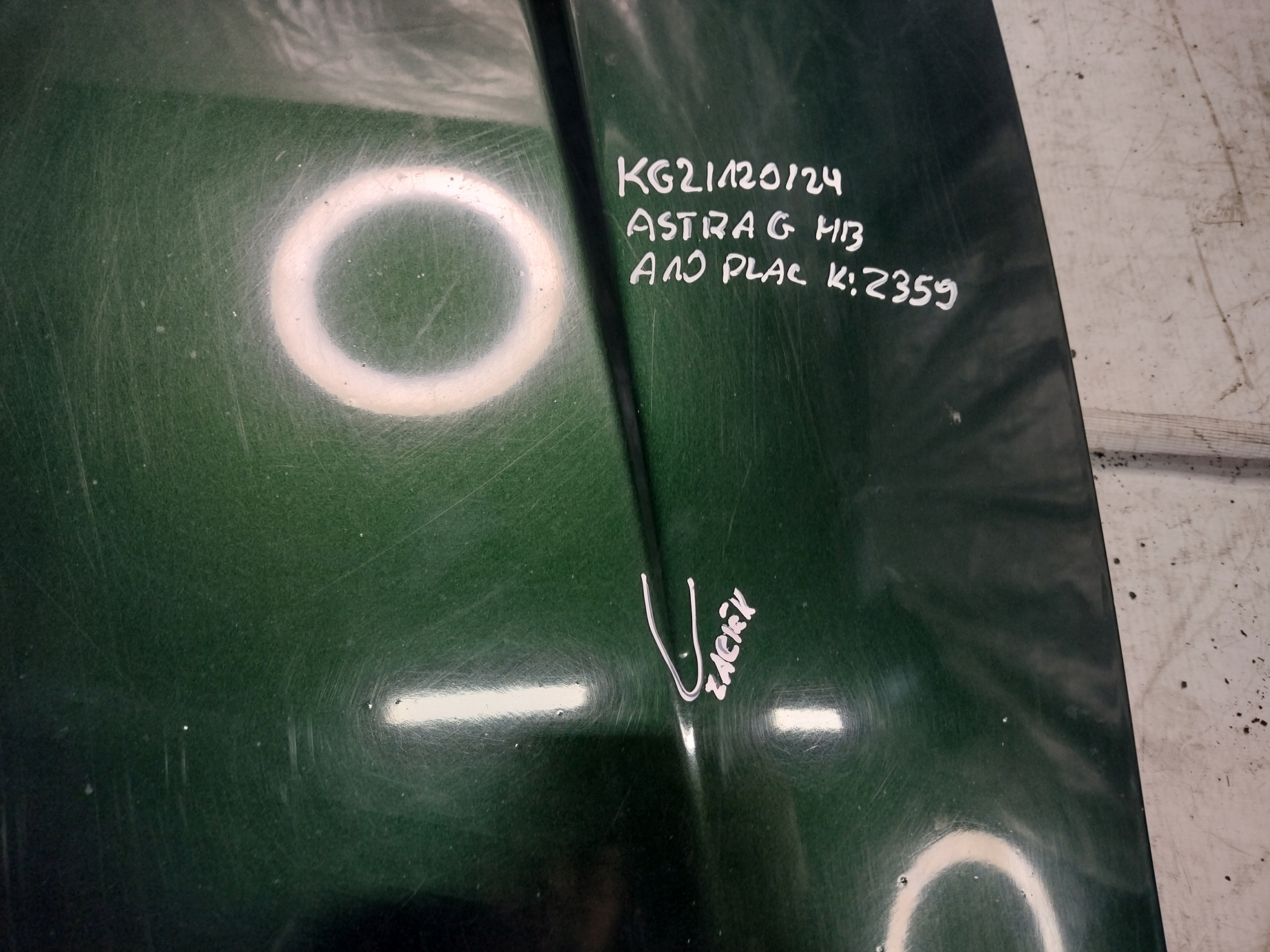 Capot Opel Astra G II k: Z359