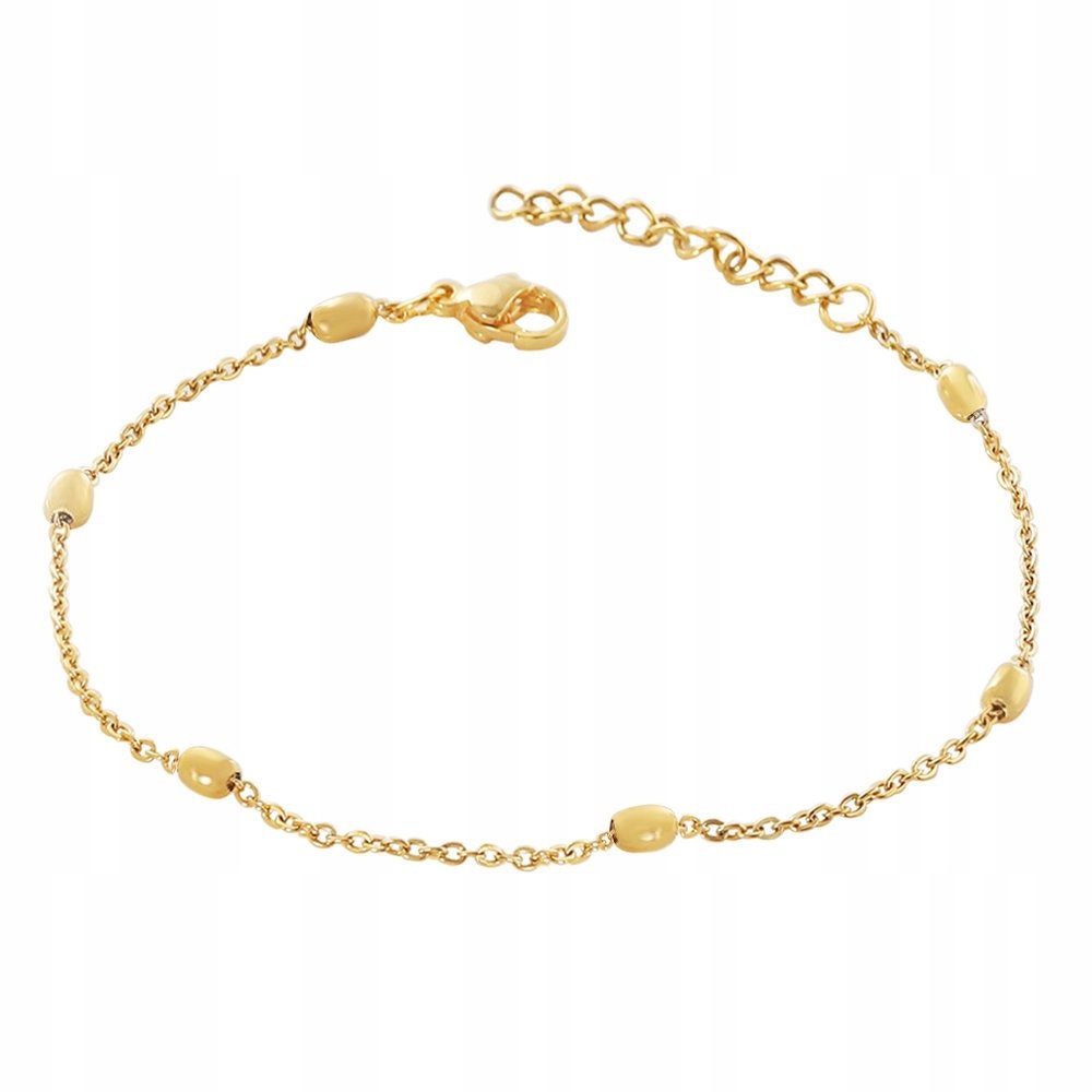 

Bransoletka Stal Chirurgiczna 316L Pozłacana 14K
