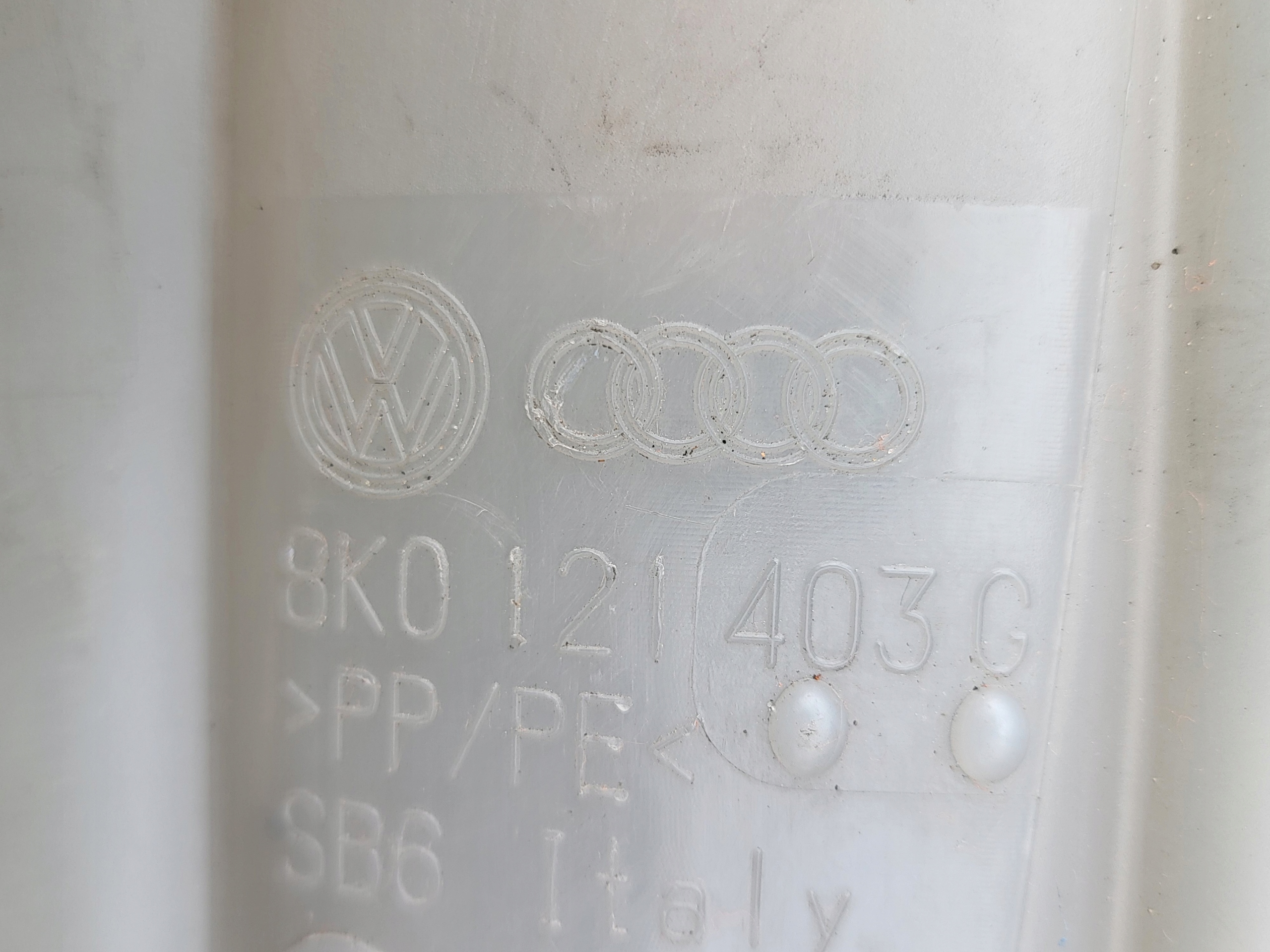 ekspanziona posuda vode gasa CHLODZACEGO čep AUDI A4 B8 8K A5 8T OE EU
