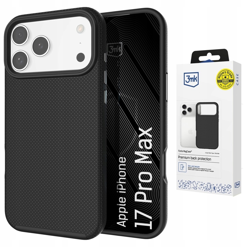 Pouzdro 3MK Fortis MagCase pro Apple iPhone 17 Pro Max