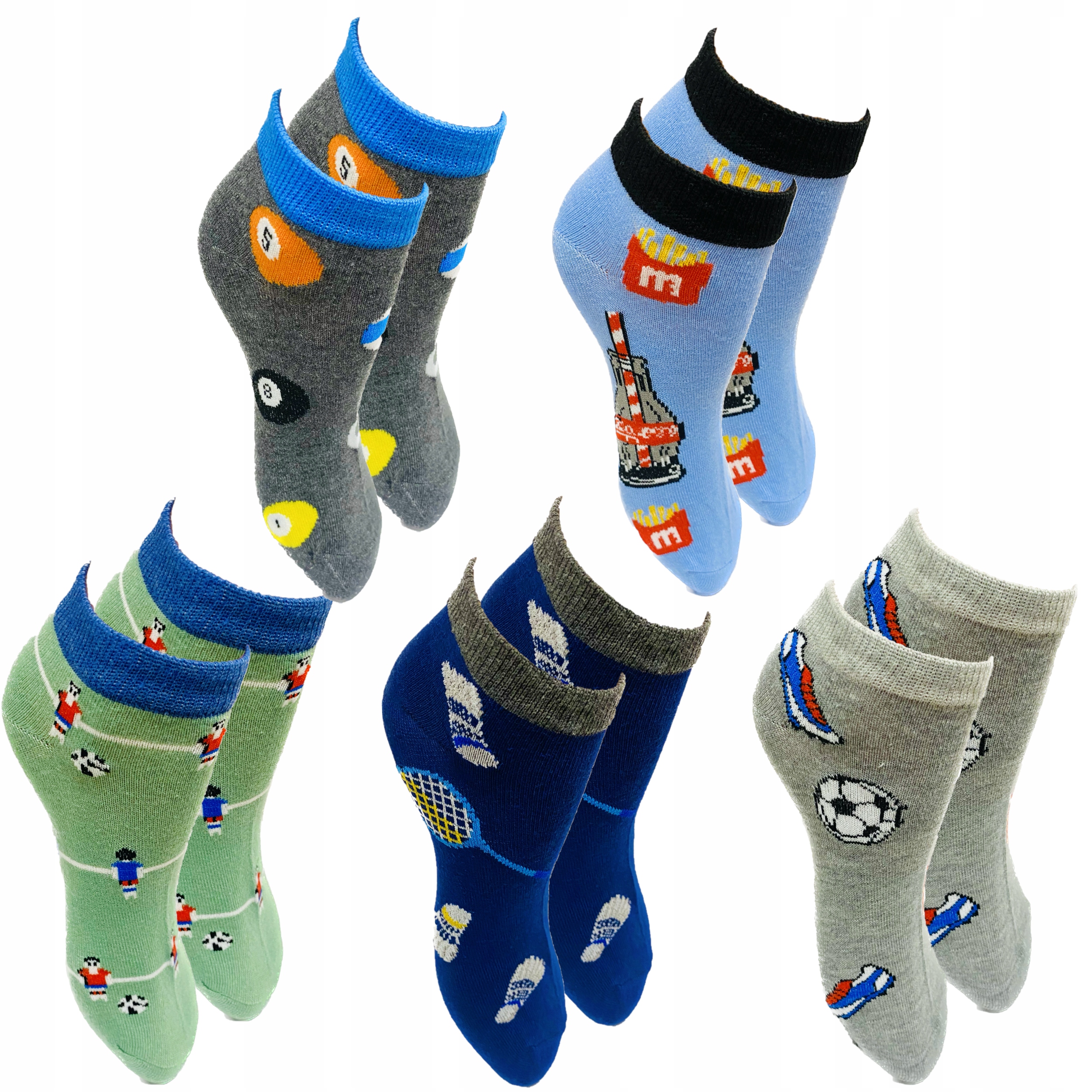 

Skarpetki Stopki Chłopięce 5-PAK 27-30