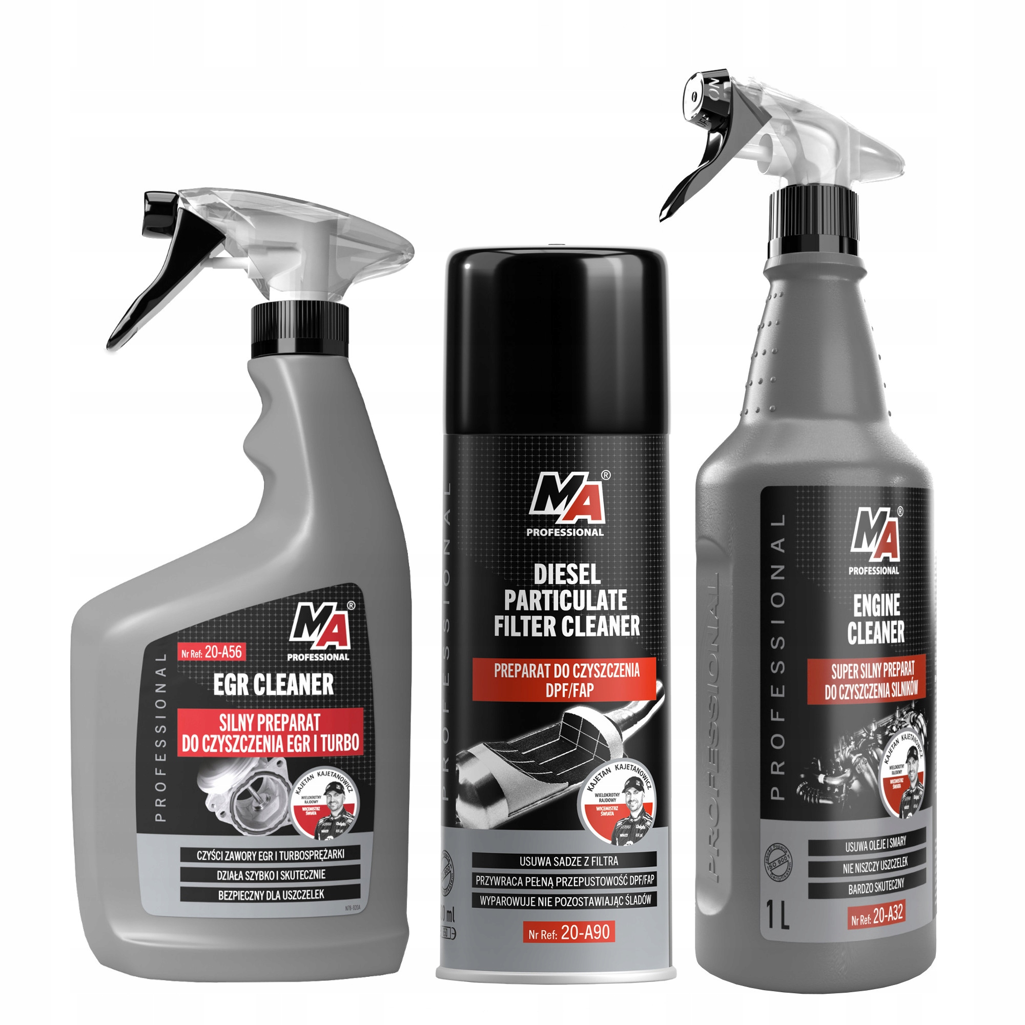 MA PROFESSIONAL ZESTAW ZMYWACZY DPF EGR ENGINE CLEANER