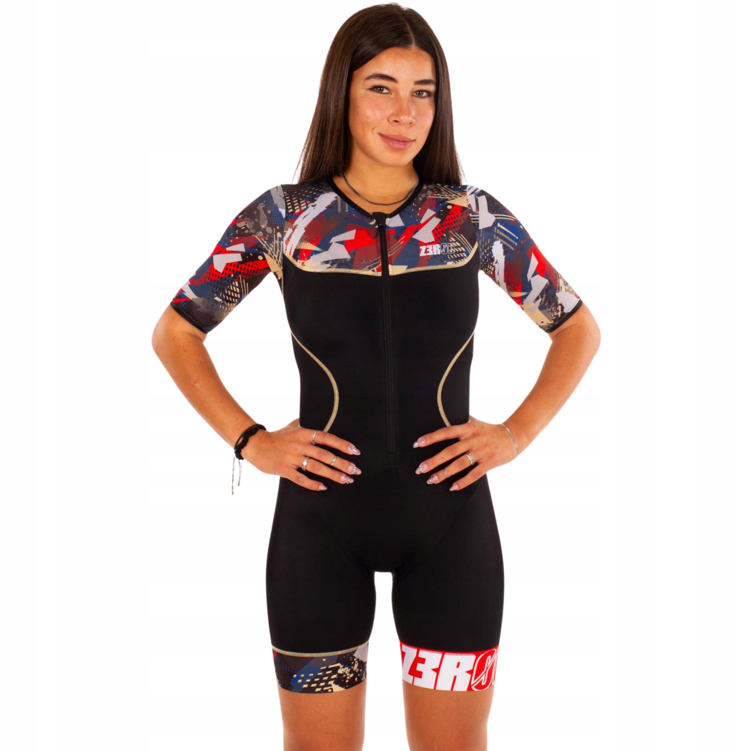 Strój Triathlonowy z Żelową Wkładką Zerod Start Tt Suit Psycho Champagne M