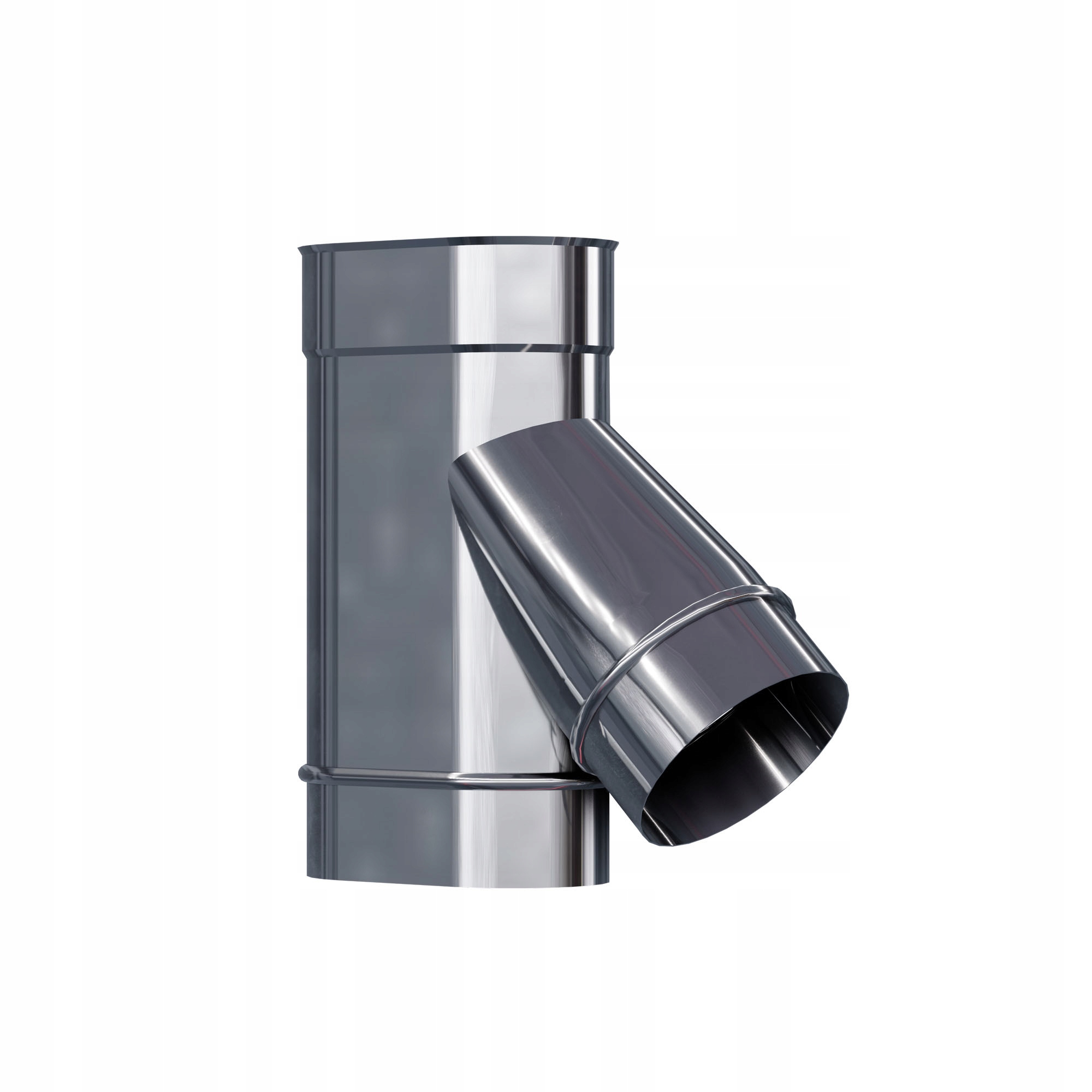 Ko T-rozdělovač žáruvzdorný oválný 110x210 mm gr 0,8 mm 45 stupňů vložka
