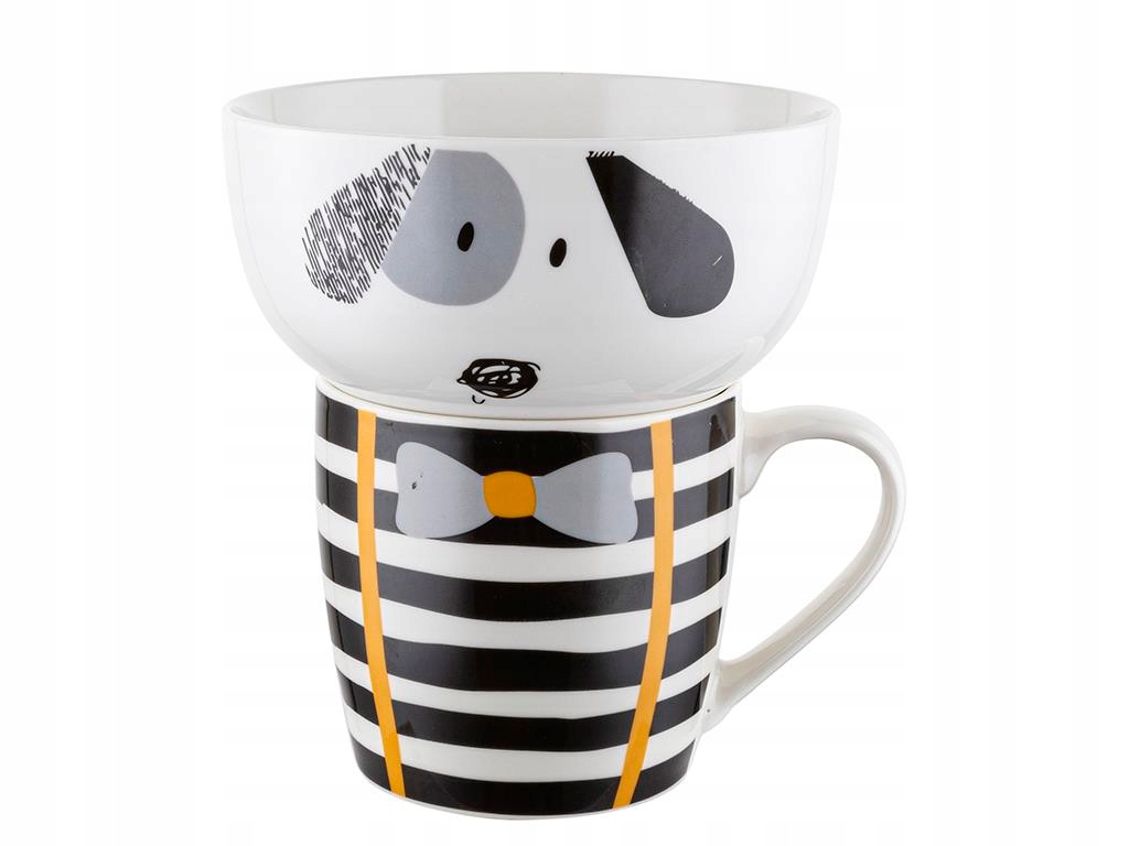 ZESTAW PORCELANY DZIECIĘCEJ FLORINA SALATERKA + KUBEK BOBI