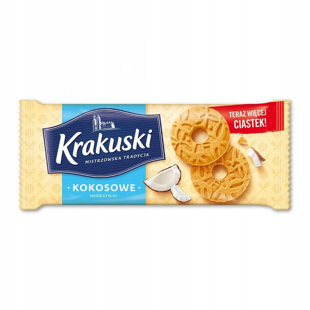 24 Sztuki Bahlsen Krakuski Herbatniki Kokosowe 168G