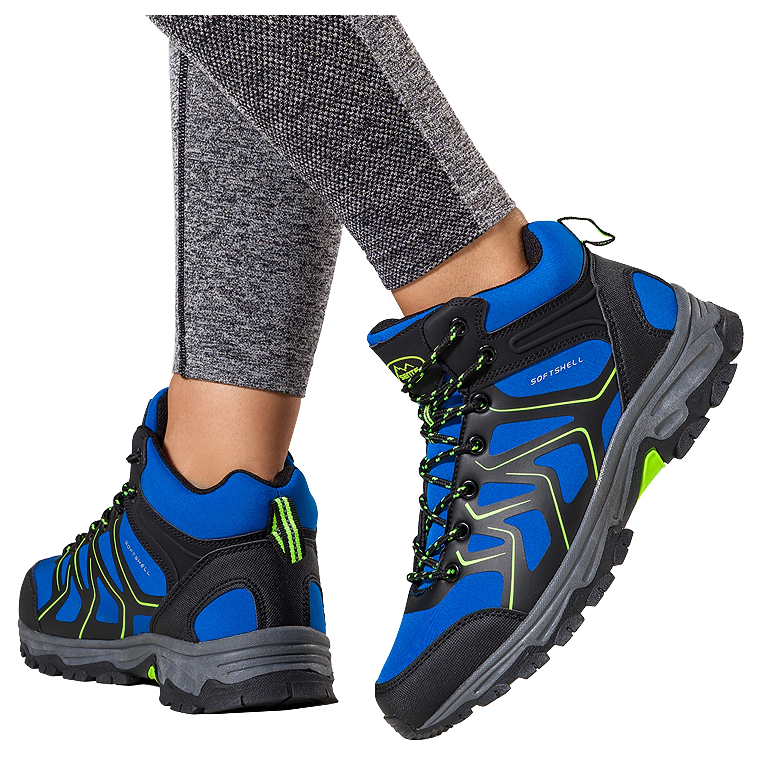 Dámská Trekingová obuv Modrá Šněrovací Softshell Sportovní velikost 41