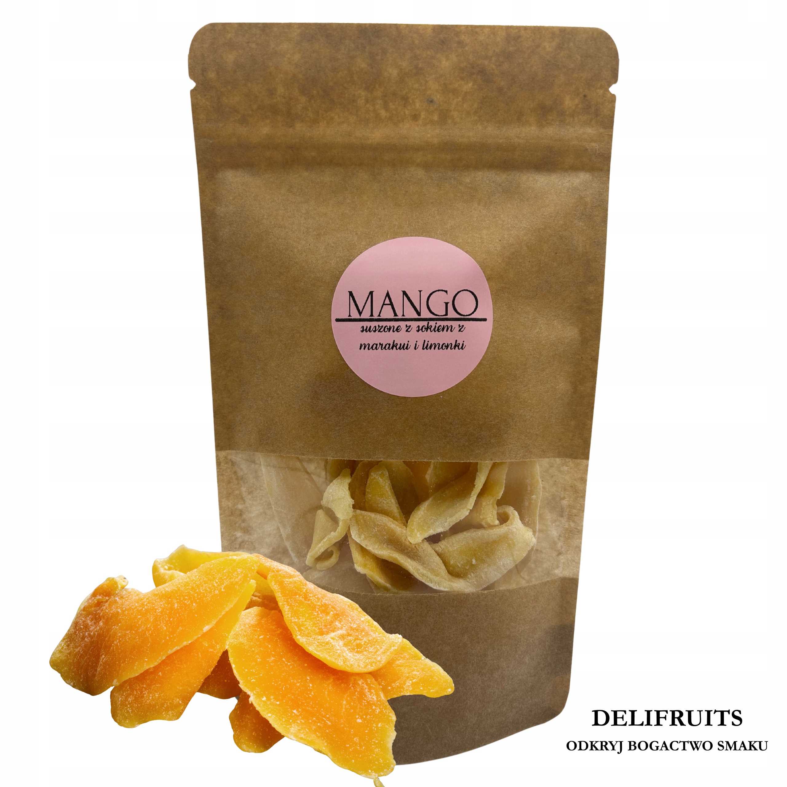 Levně Sušené Mango Se Šťávou Z Marakuji A Limetky 2,5 Kg (2500 G) Delifruits Lahodné