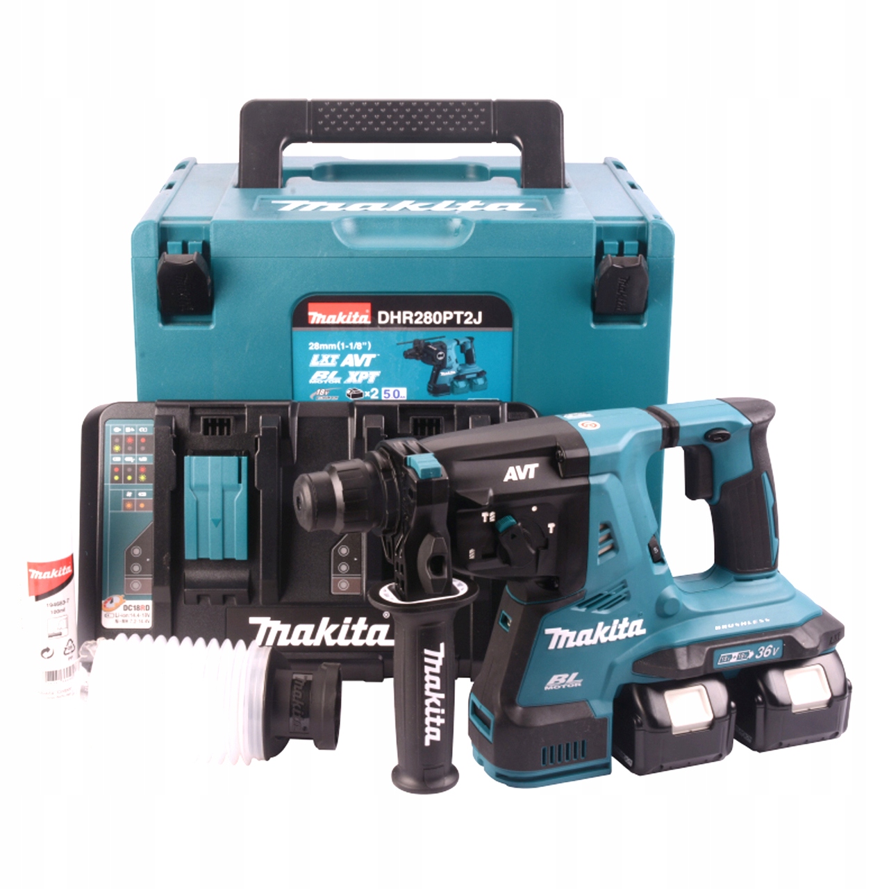 

Młot Udarowy Obrotowy Aku 2*18V 2*5.0AH DHR280PT2J