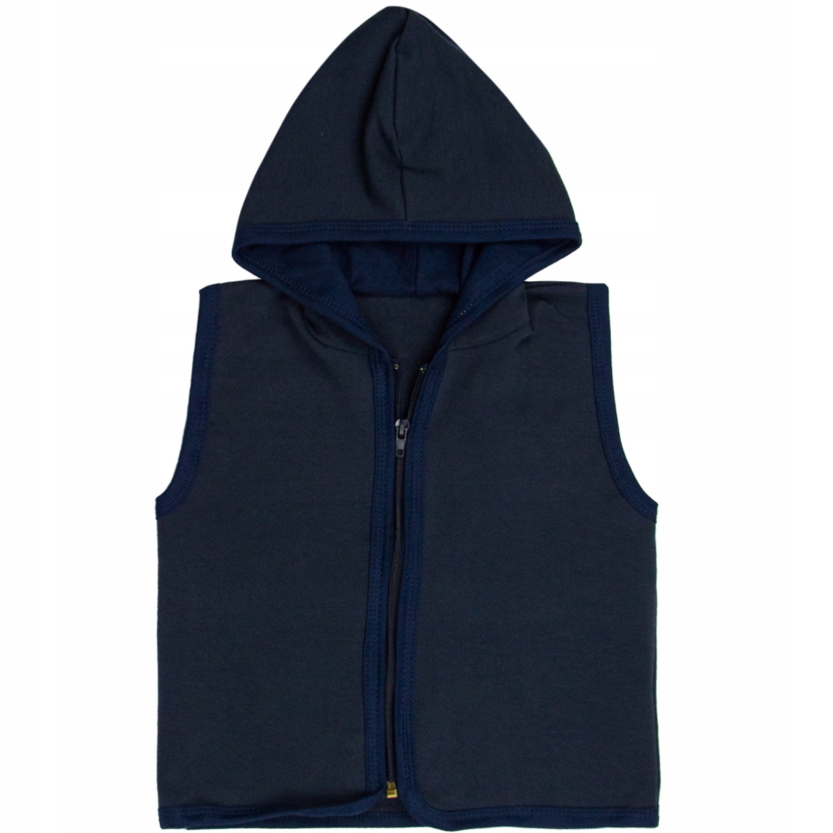 

Kamizelka Dresowa Z Kapturem Na Zamek gładka 86