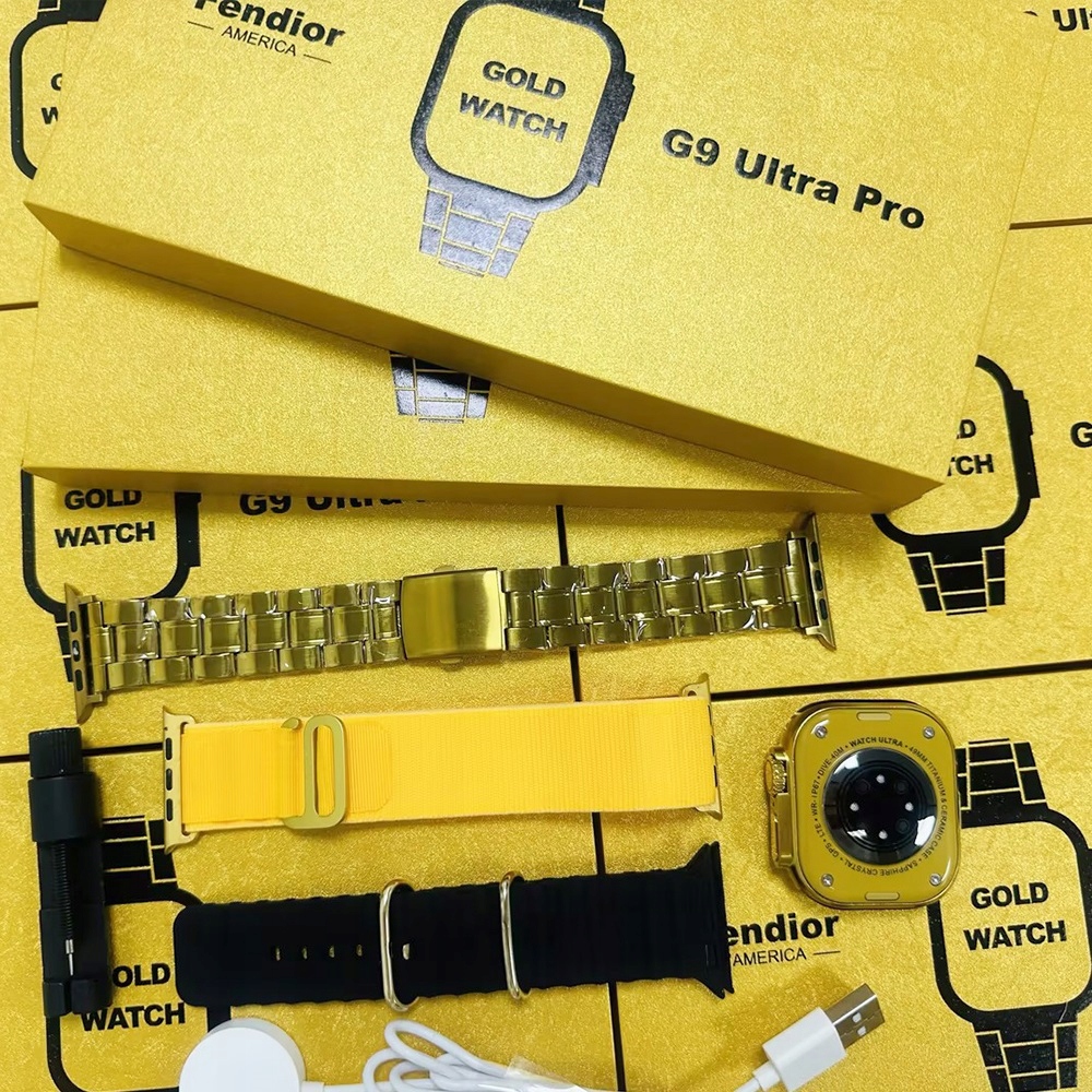G9 Ultra Pro Smart Watch Gold Kolor dominujący biel