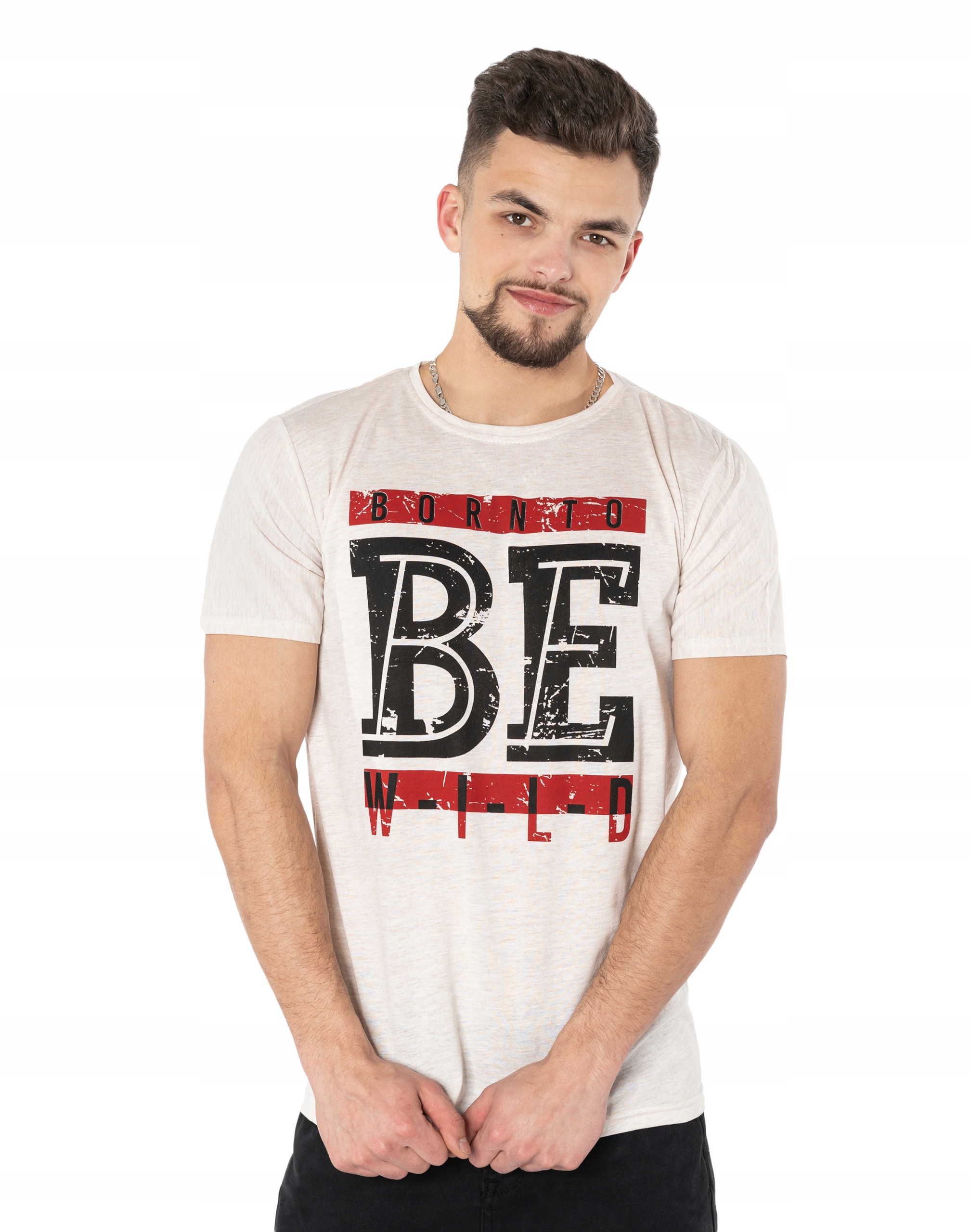 

Koszulka Podkoszulek Tshirt Męski Shirt KM28-10 M