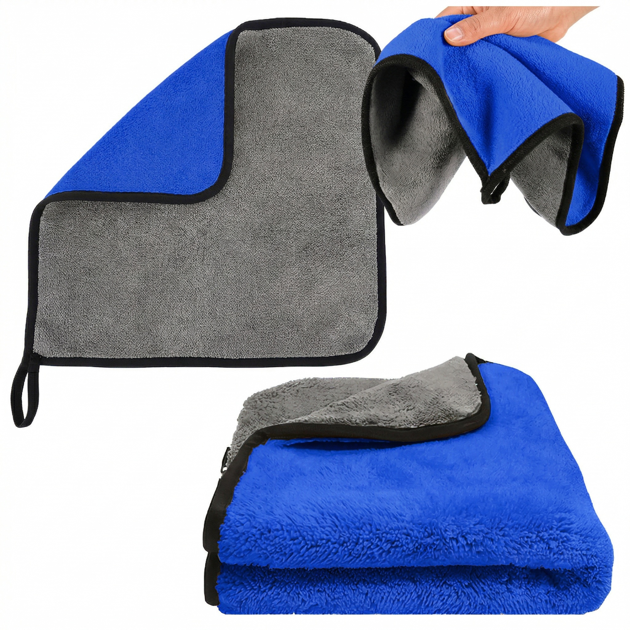 Ręcznik z mikrofibry do osuszania auta samochodu lakieru 400 Gsm 30x30 cm