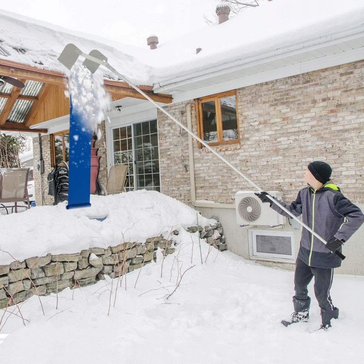 Strešná škrabka na sneh Hrable na sneh 187-624 cm Iný typ