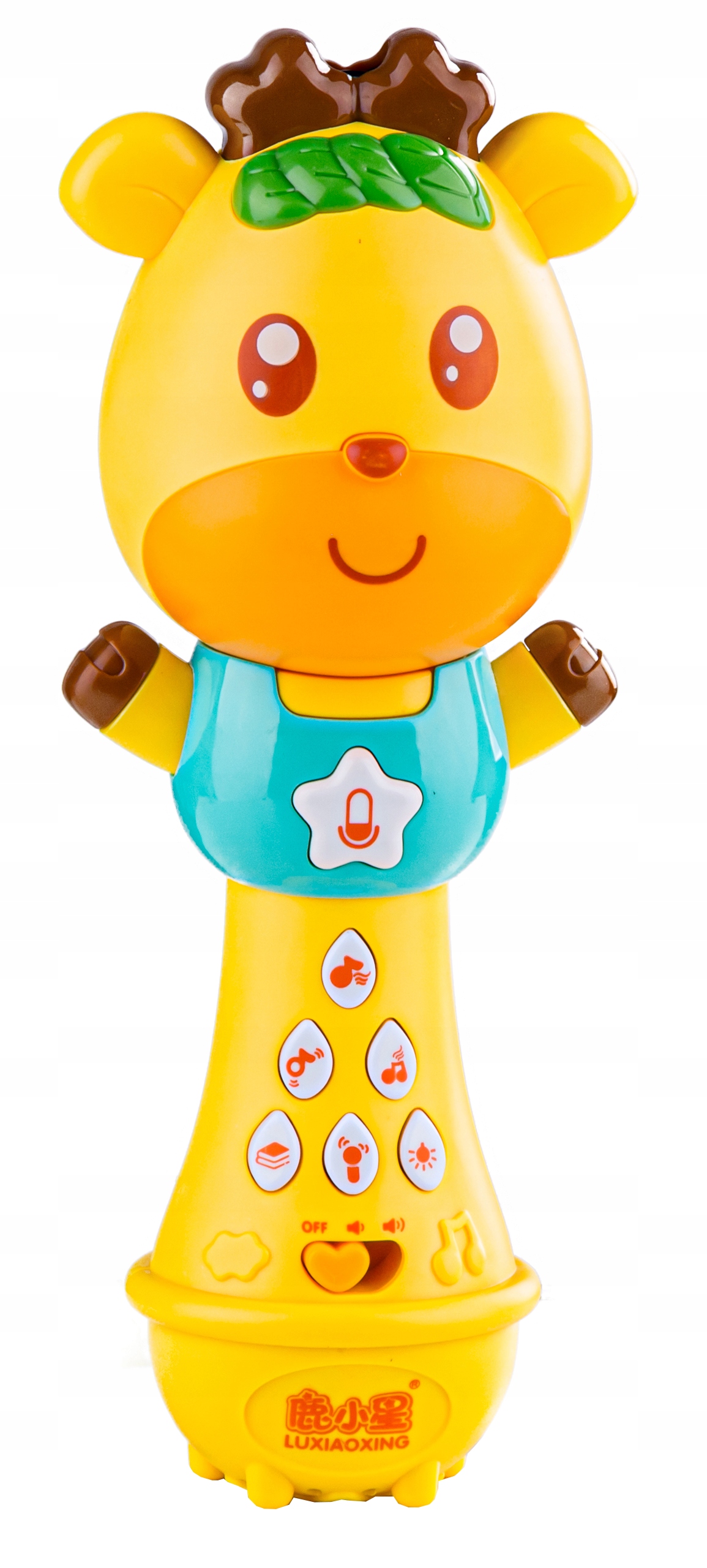 Chodzik Edukacyjny Grający Interaktywny Pchacz Cymbałki Mikrofon Klocki Elementy zestawu Cymbałki Chodzik (Jeździk) Projektor Mikrofon