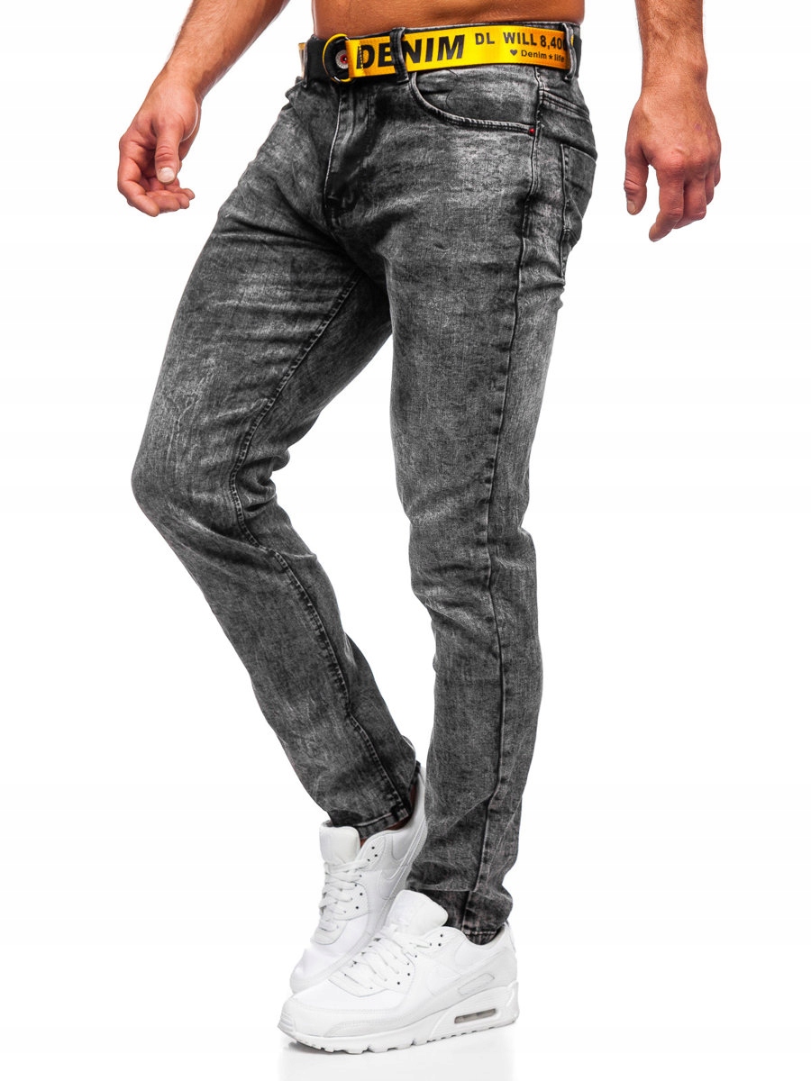 

Spodnie Jeansowe Czarne R61104S1 DENLEY_34/L