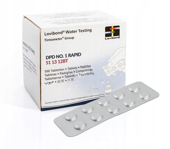 

10x Tabletki do Testera Wolnego Chloru DPD1 Rapid