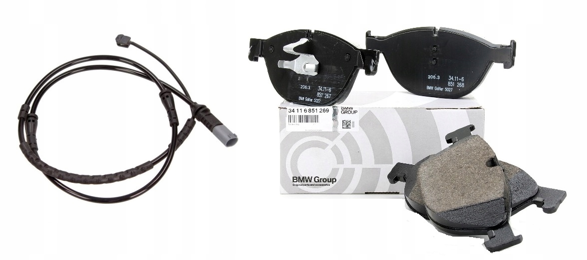 BMW 5 F10 F11 F07 F06 колодки передние оригинальные