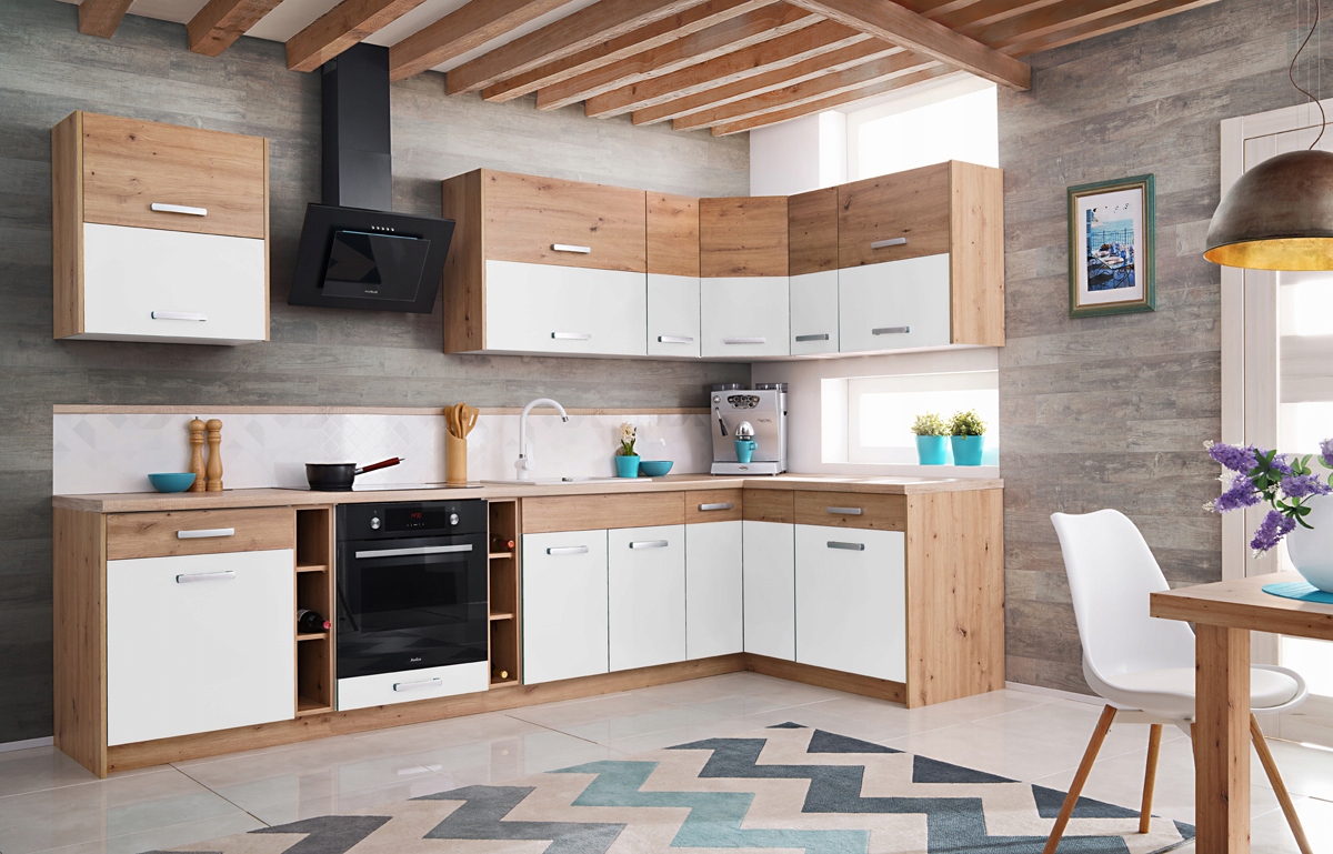 Szafka Kuchenna DOLNA NAROŻNA 90X90 AVA BEZ BLATU Głębokość mebla 56 cm